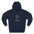 motivational fleece hoodie