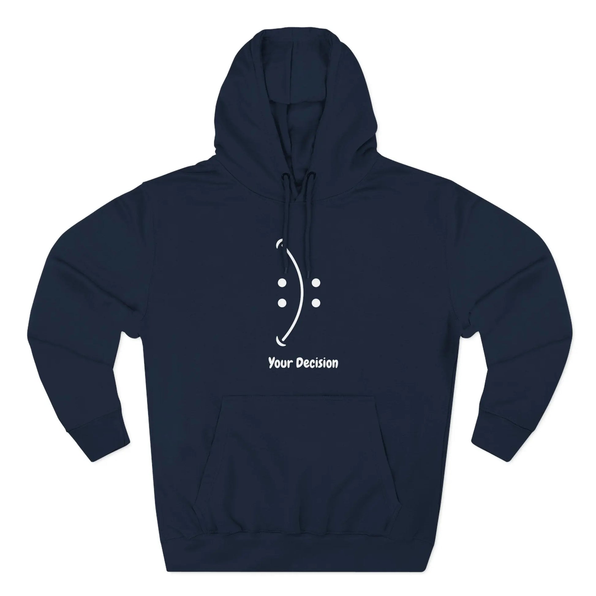 motivational fleece hoodie