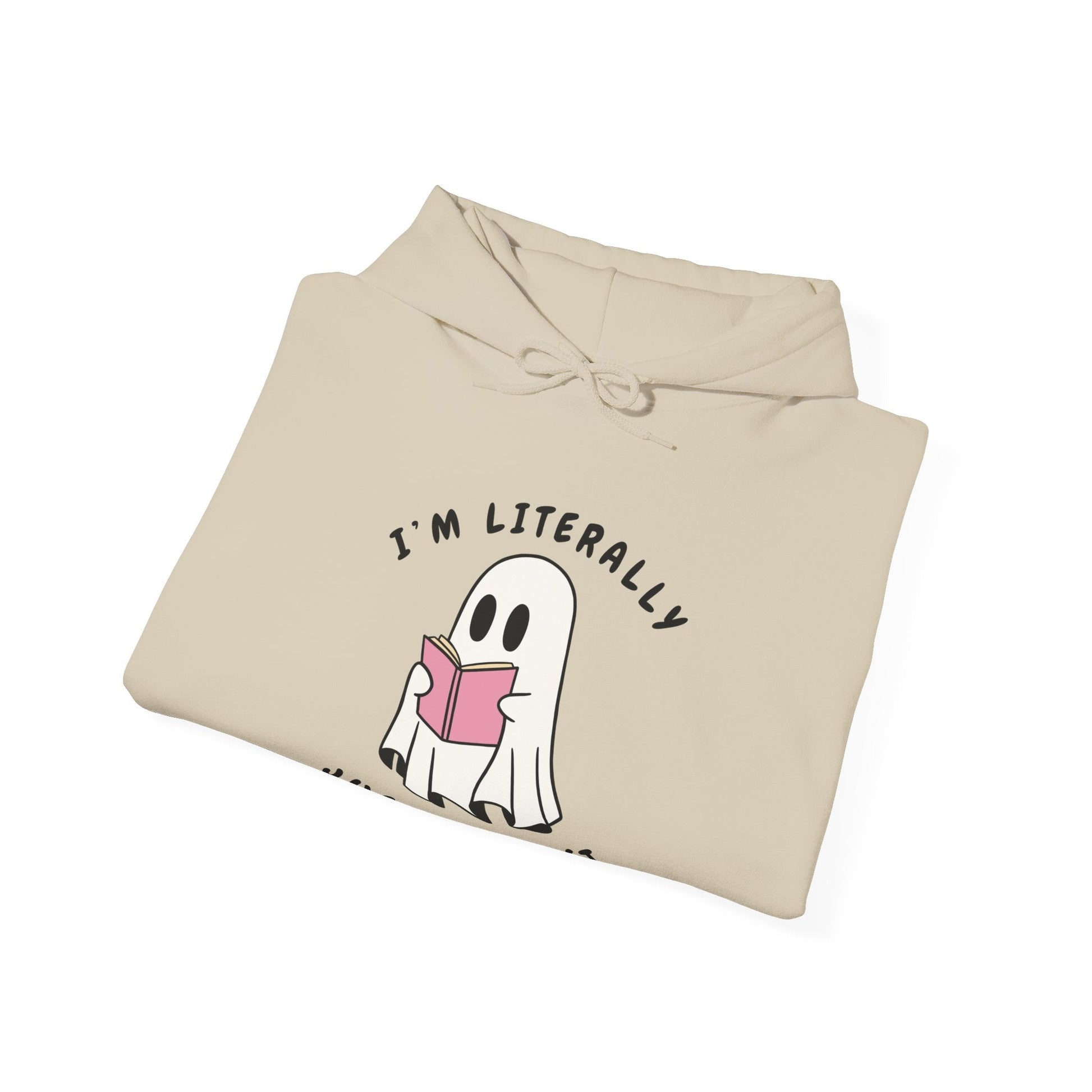 Cute Ghost Humor Hoodie, Unisex Sweatshirt, Halloween Apparel, Funny Gift, Cozy Casual Wear Printify