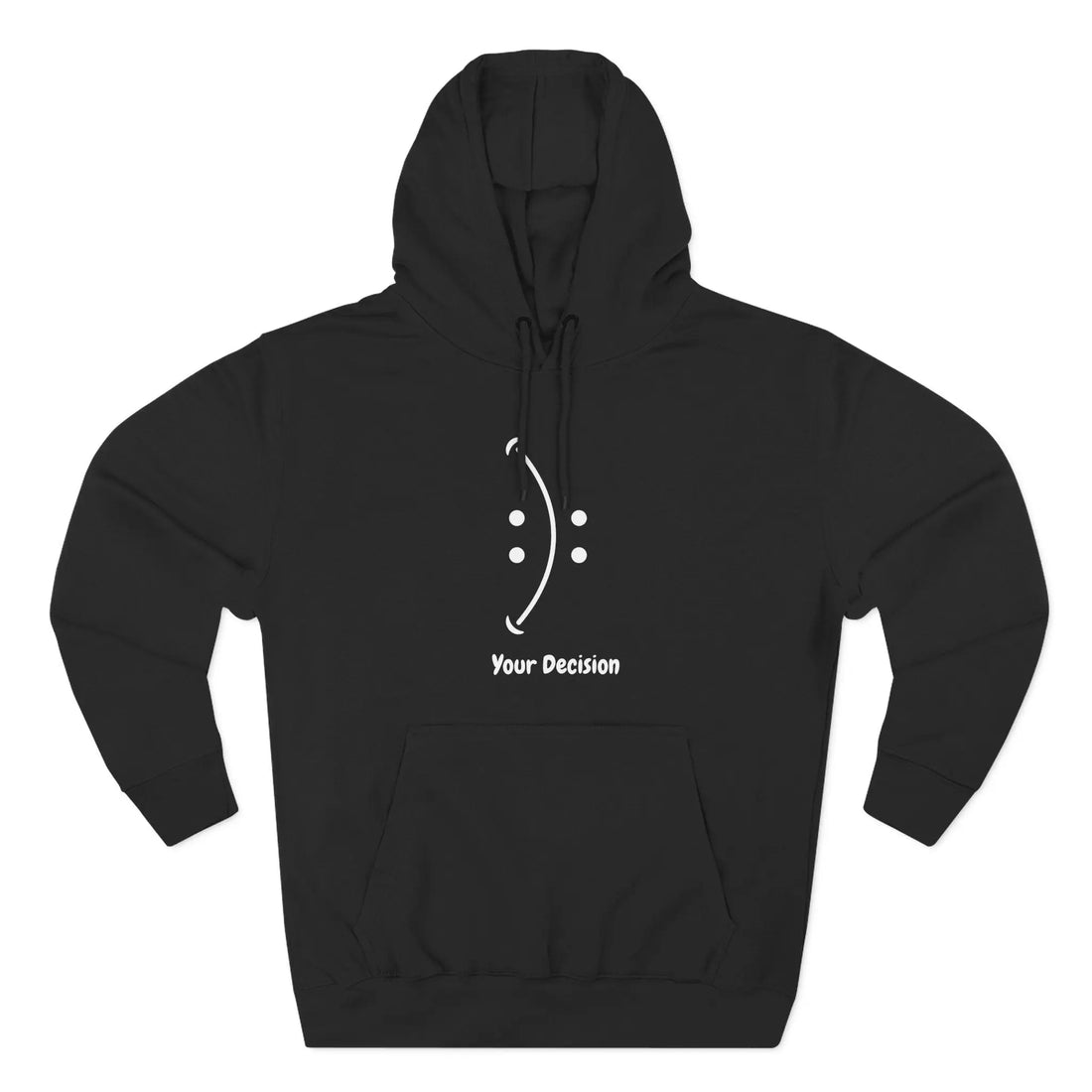 motivational fleece hoodie