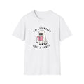 I am littrally Just a ghost funny design T-shirt | Unisex Tee Printify