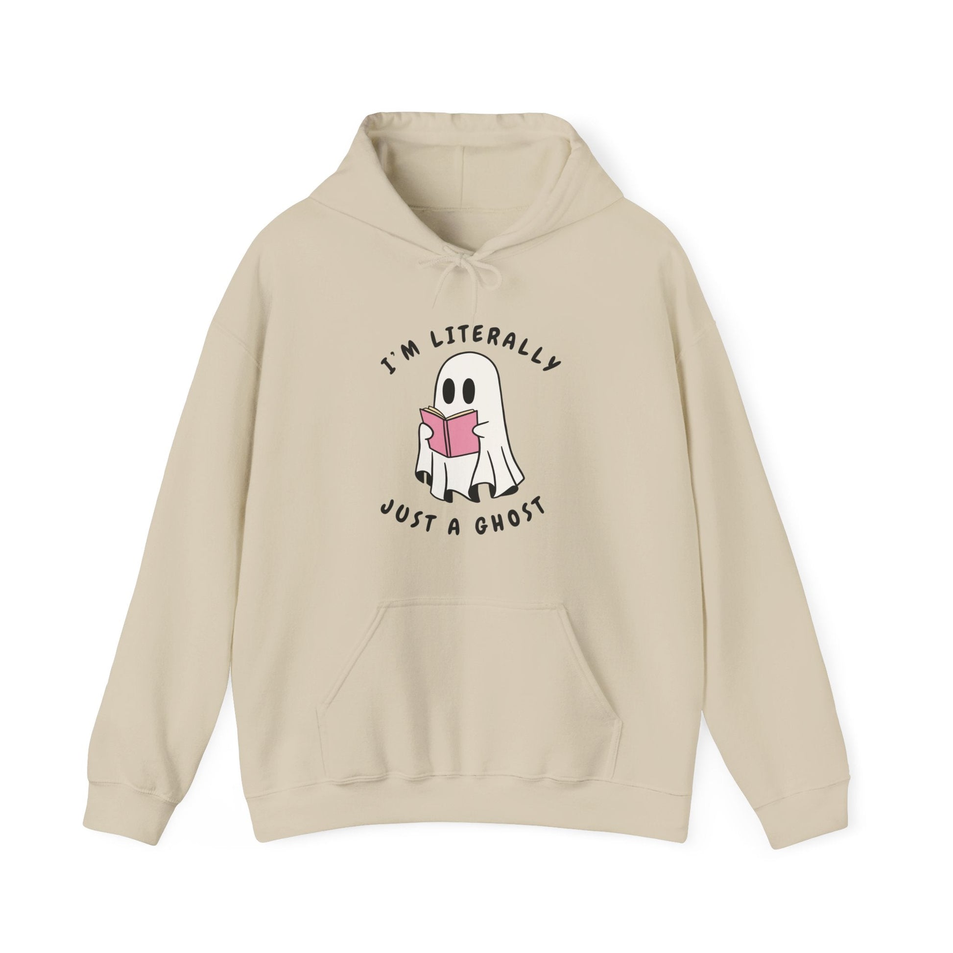 Cute Ghost Humor Hoodie, Unisex Sweatshirt, Halloween Apparel, Funny Gift, Cozy Casual Wear Printify