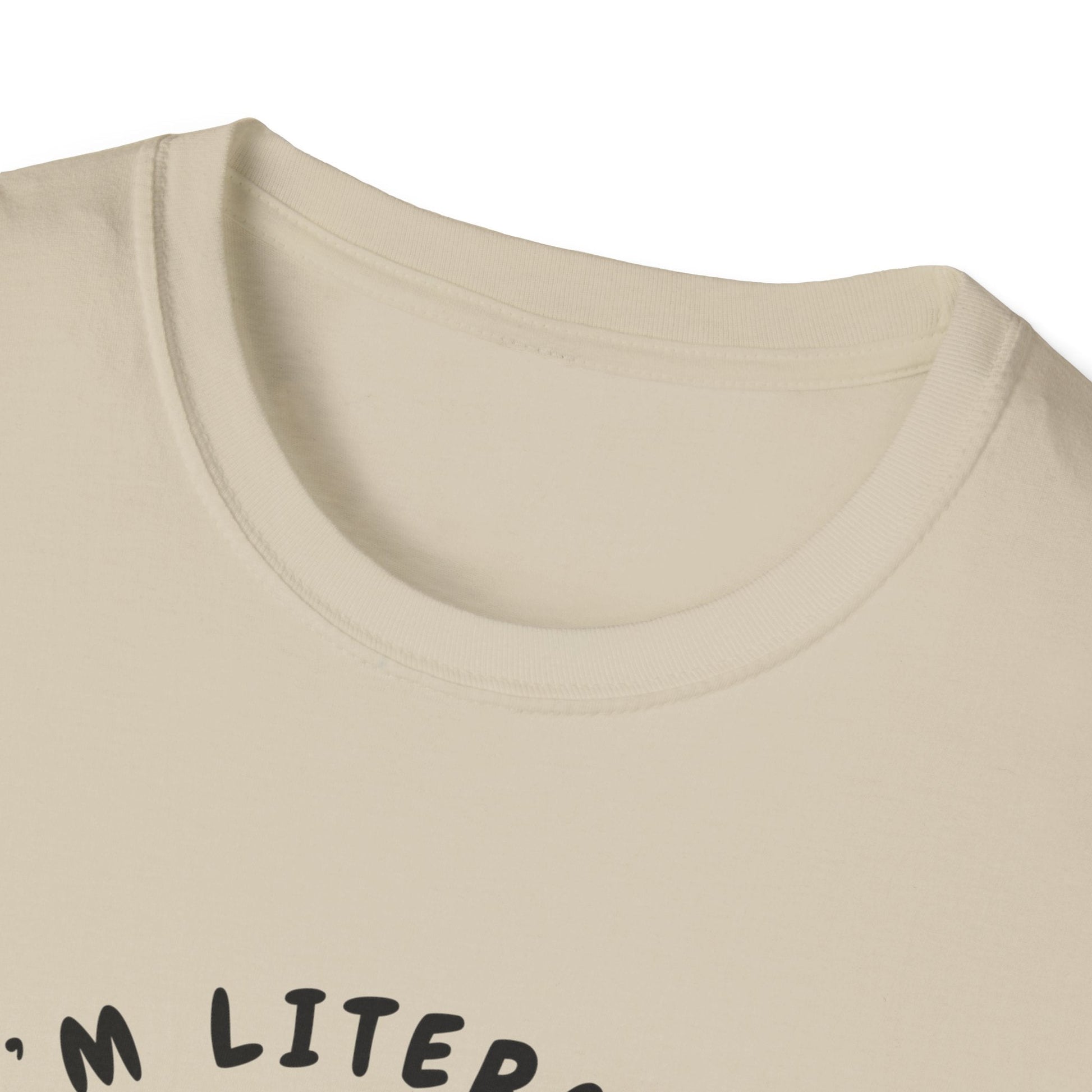 I am littrally Just a ghost funny design T-shirt | Unisex Tee Printify