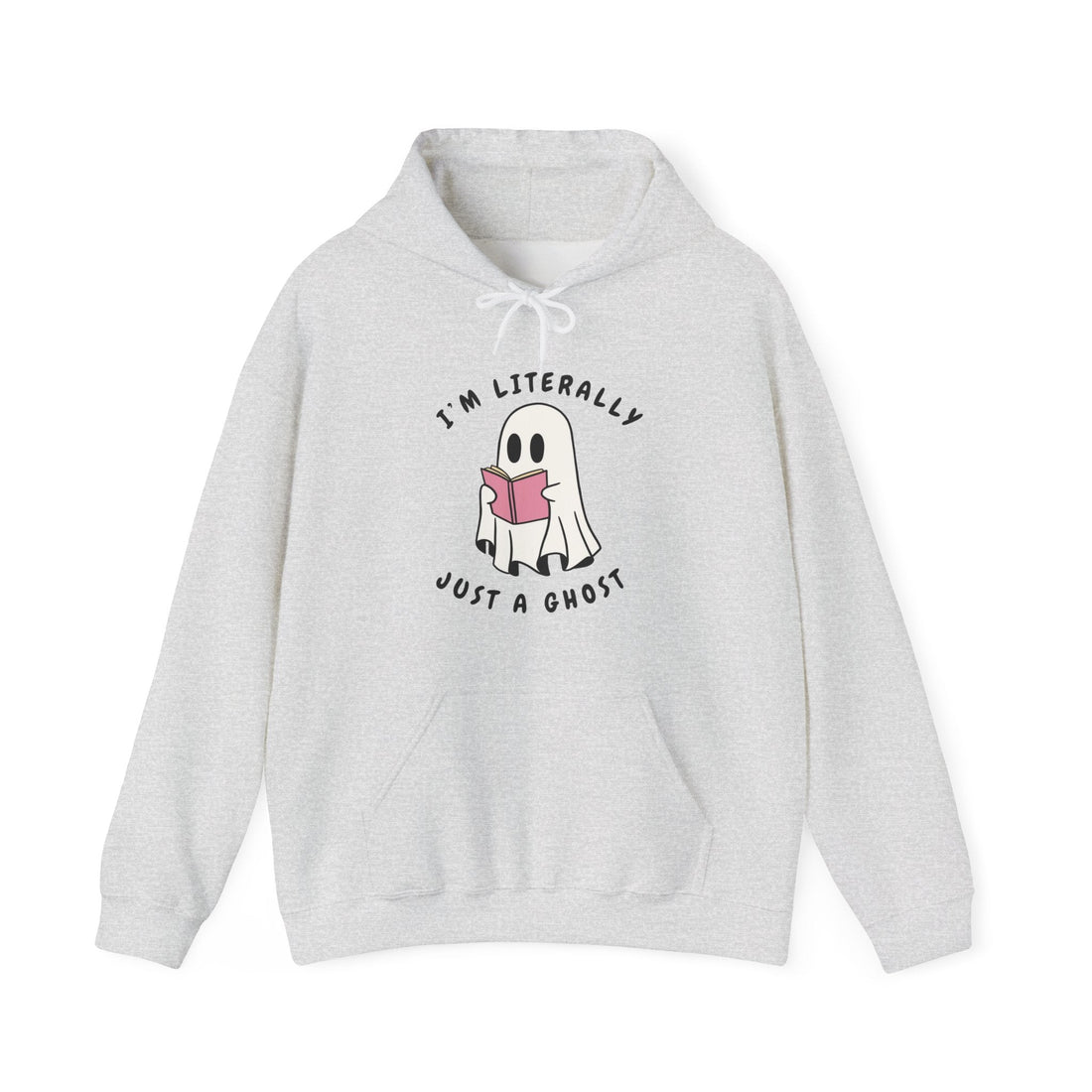 Cute Ghost Humor Hoodie, Unisex Sweatshirt, Halloween Apparel, Funny Gift, Cozy Casual Wear Printify