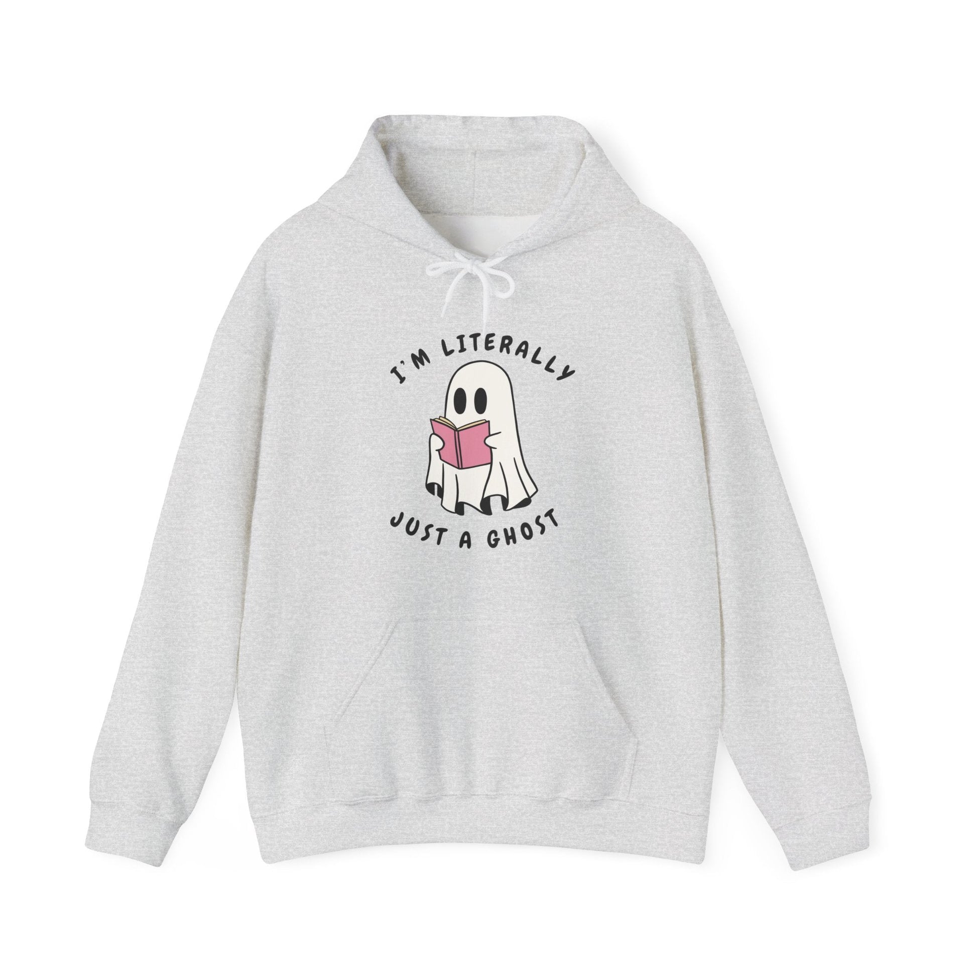 Cute Ghost Humor Hoodie, Unisex Sweatshirt, Halloween Apparel, Funny Gift, Cozy Casual Wear Printify