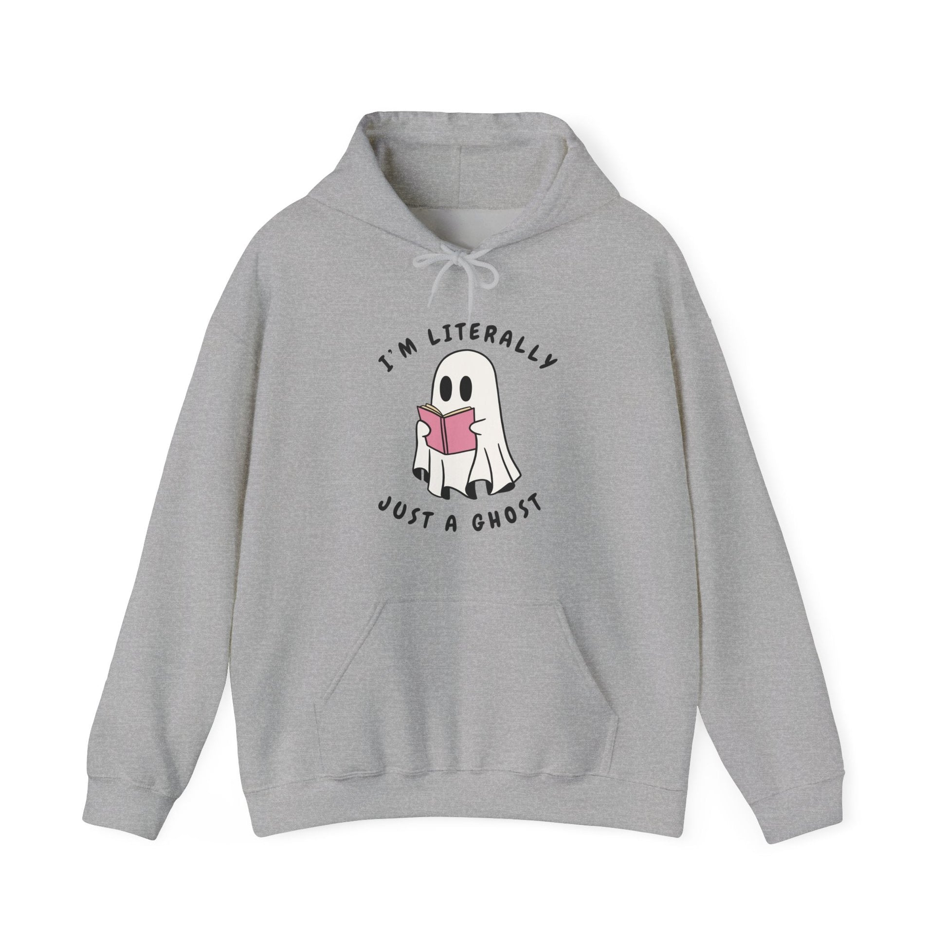 Cute Ghost Humor Hoodie, Unisex Sweatshirt, Halloween Apparel, Funny Gift, Cozy Casual Wear Printify