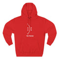 motivational fleece hoodie