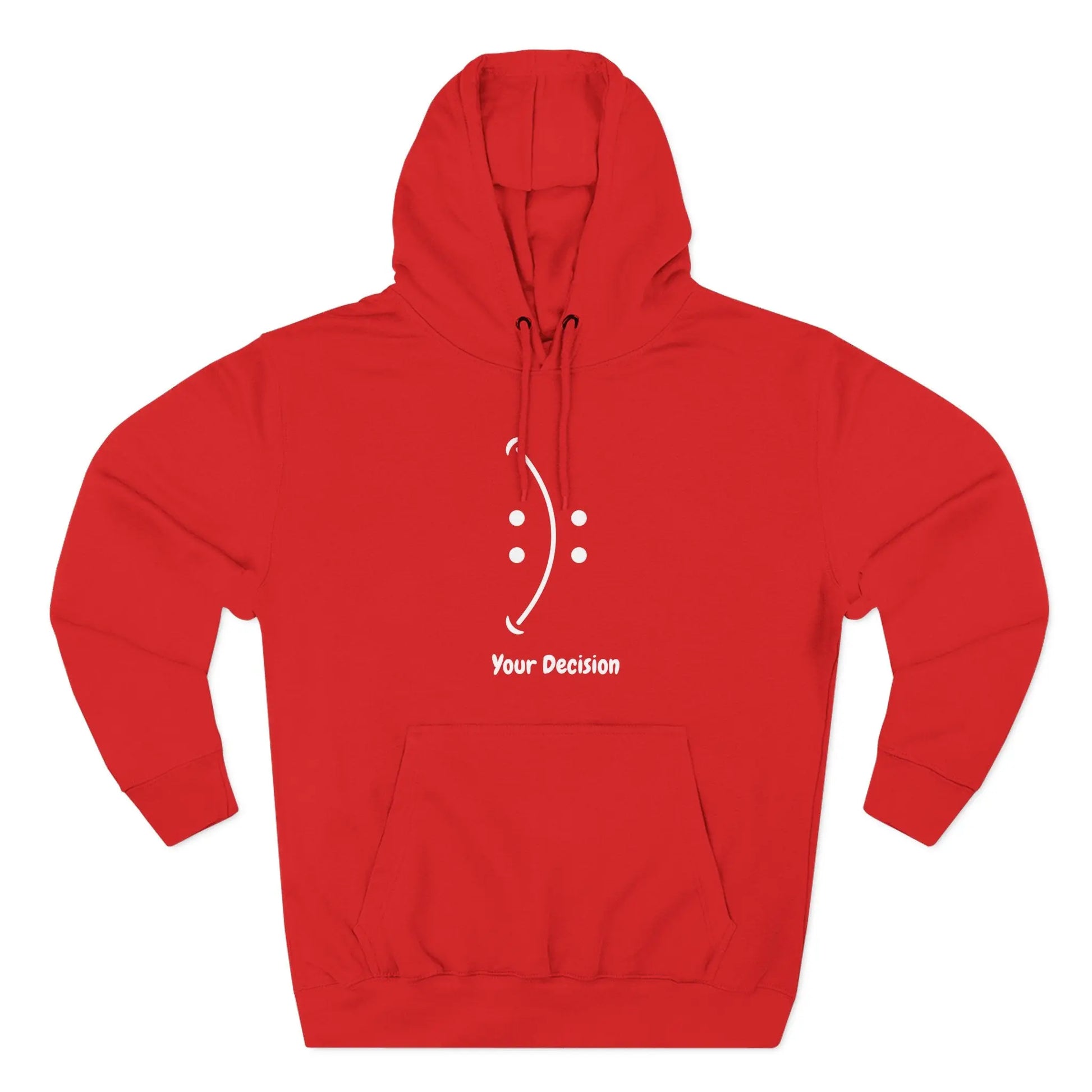 motivational fleece hoodie