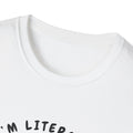 I am littrally Just a ghost funny design T-shirt | Unisex Tee Printify