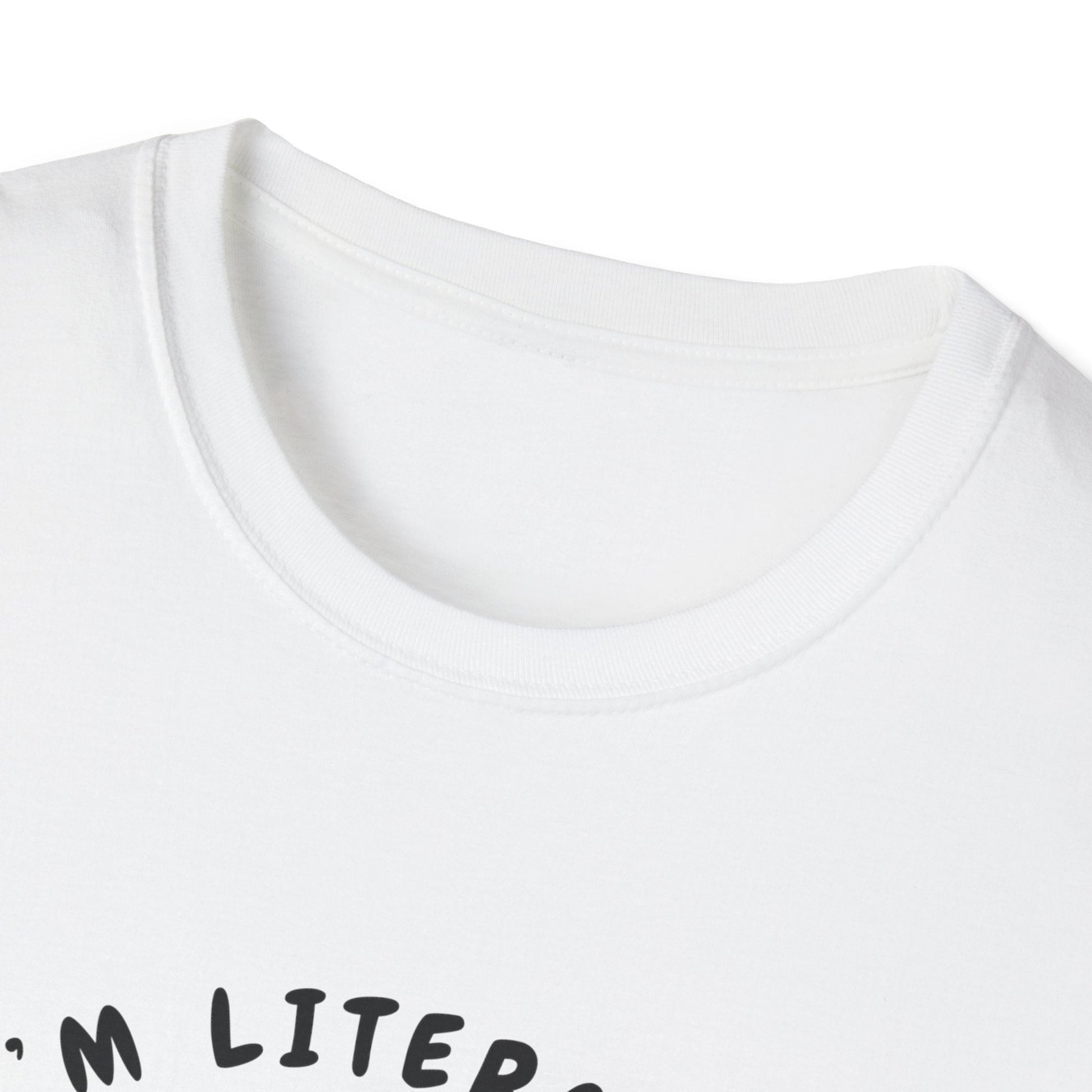 I am littrally Just a ghost funny design T-shirt | Unisex Tee Printify