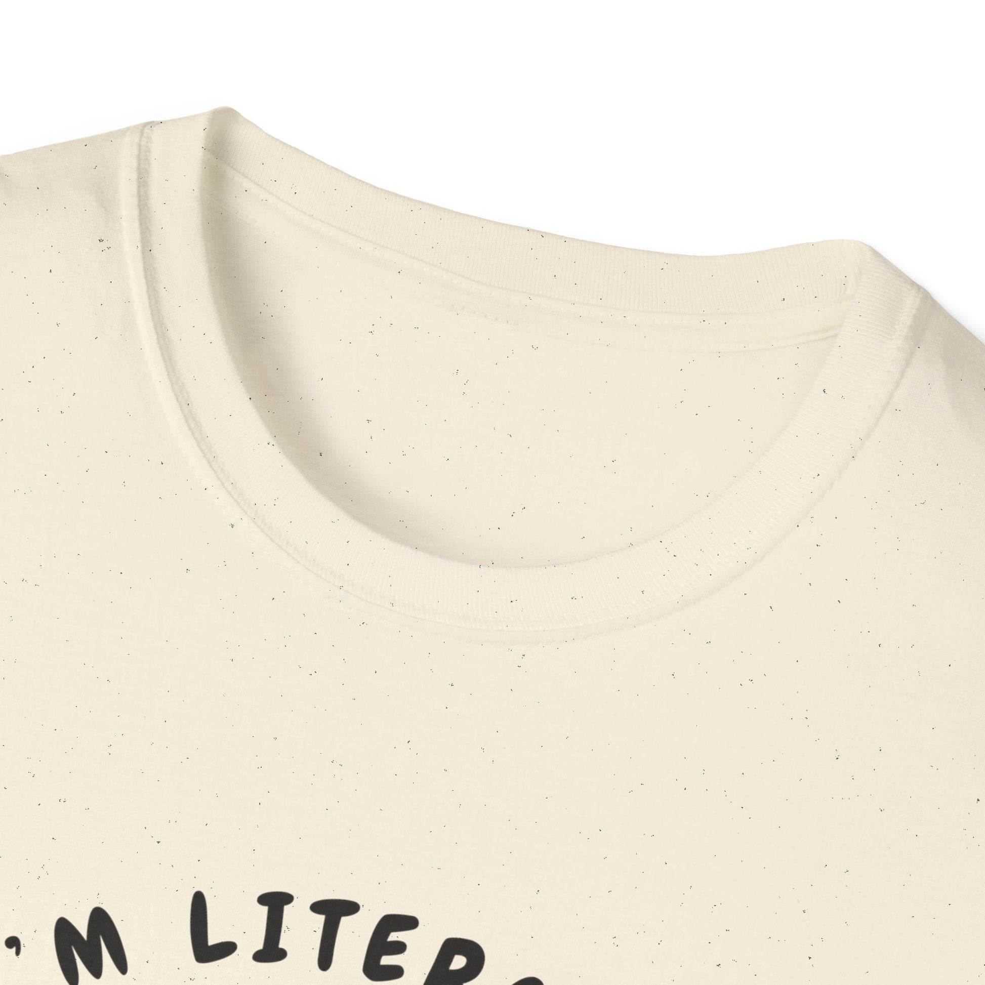 I am littrally Just a ghost funny design T-shirt | Unisex Tee Printify