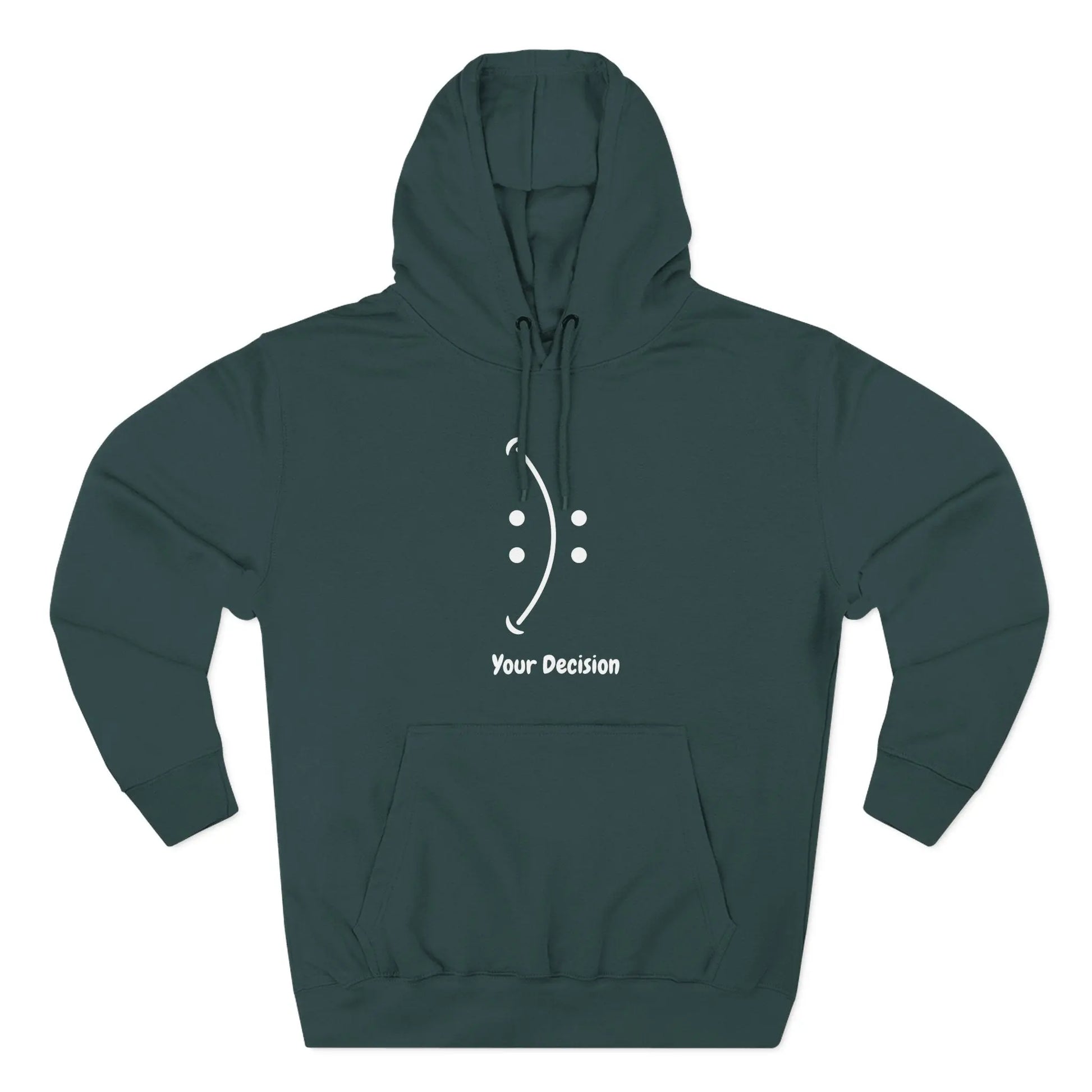 motivational fleece hoodie