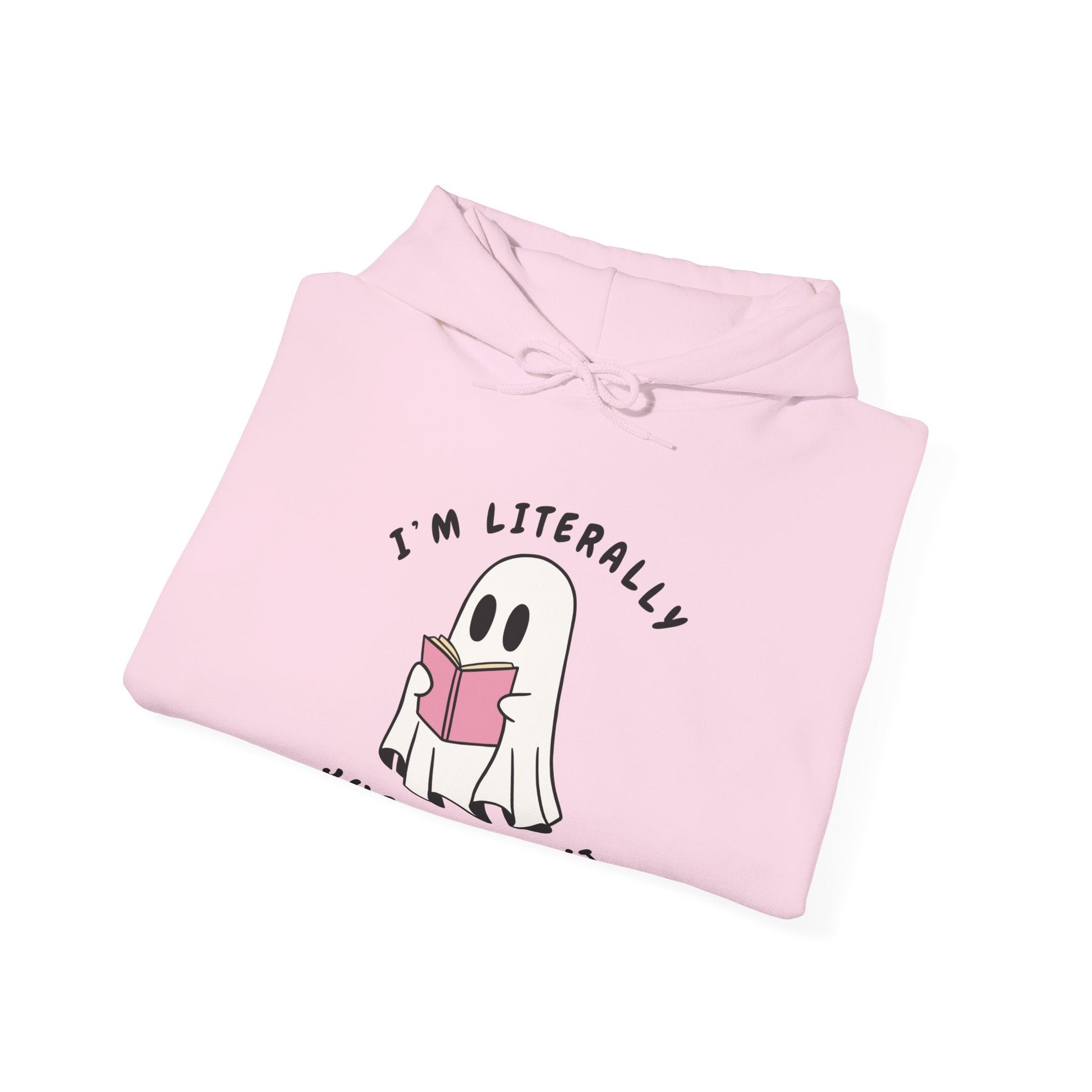 Cute Ghost Humor Hoodie, Unisex Sweatshirt, Halloween Apparel, Funny Gift, Cozy Casual Wear Printify