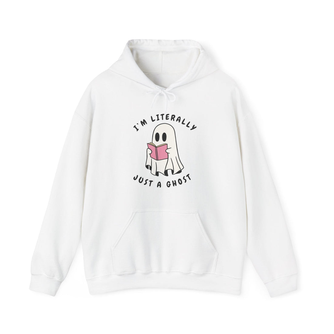 Cute Ghost Humor Hoodie, Unisex Sweatshirt, Halloween Apparel, Funny Gift, Cozy Casual Wear Printify